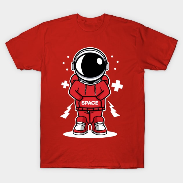 ASTRONAUT CARTOON T-Shirt by beanbeardy